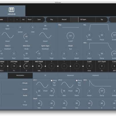 Modal Electronics Argon8 8 Voice 37-Key Wavetable Synthesizer image 3