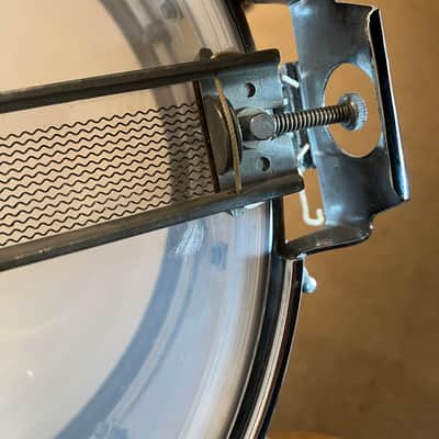 Rogers "Big R" Dyna-Sonic 5x14" Brass Snare Drum 1975 - 1984 - Chrome image 9