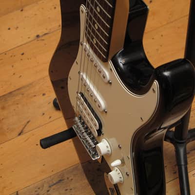 Fender Standard Stratocaster HSS, MIM Fat Strat 2004/2005 Black image 14