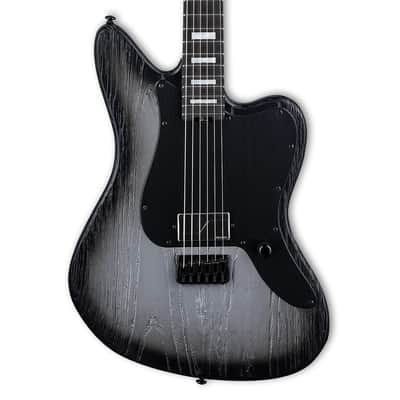 ESP LTD XJ-1 Baritone HT Electric Guitar - Silver Blast w/Ebony Fingerboard image 1
