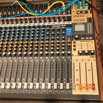 TASCAM Model 24 Multitrack Recorder / Mixer / USB Interface 2018 - Present - Black with Wood Cheeks image 5