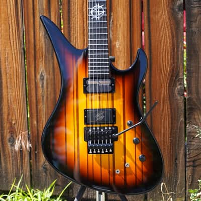 Schecter CUSTOM SHOP Synyster Gates FR-S USA Signature 6-String Electric - Vintage Sunburst with Pinstripes w/hard case image 6