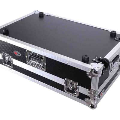 ProX XS-FLX102U WLT Flight Style Road Case for Pioneer DDJ-FLX10 DJ Controller with Laptop Shelf 2U Rack Space Wheels image 7