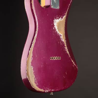 Fender Masterbuilt Andy Hicks 1960 Stratocaster Ruby Star Red Metallic Heavy Relic (USED, 2025) image 7