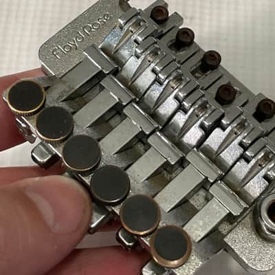 1980's Kramer Striker Guitars Chrome Floyd Rose II Licensed Tremolo Guitar Bridge image 14