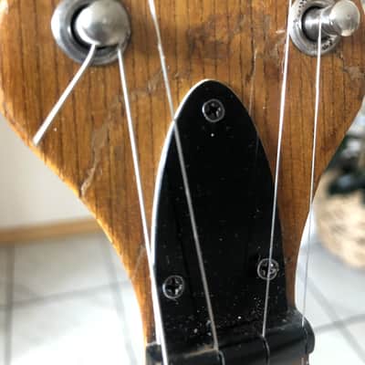 Framus 5 string banjo, long neck, Texan model 1973 - brown image 11