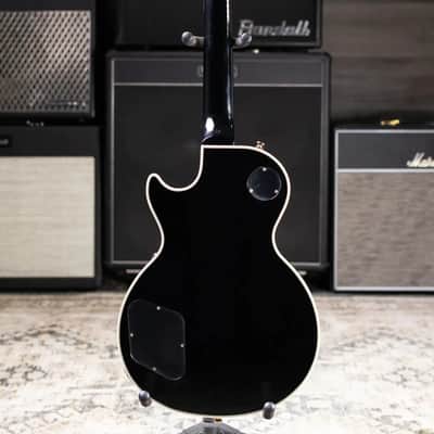 Epiphone Les Paul Custom Electric Guitar - Ebony with Gig Bag image 8
