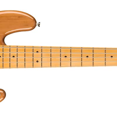 American Professional II Jazz Bass® V, Maple Fingerboard, Roasted Pine image 2
