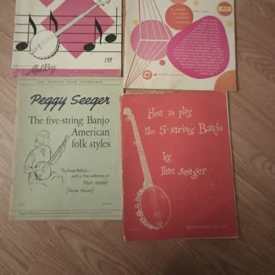 Checkmate 5 String banjo - 4 method books included image 7