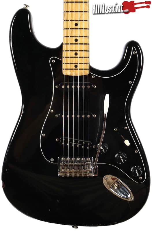 1994 Fender Stratocaster Black Electric Guitar