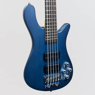 Warwick Rockbass Streamer Standard 5 String Electric Bass Guitar - Ocean Blue image 2
