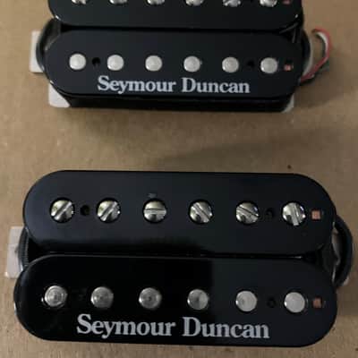 Seymour Duncan Jazz Humbucker Neck/Bridge Set Black 4 Wire Black image 2