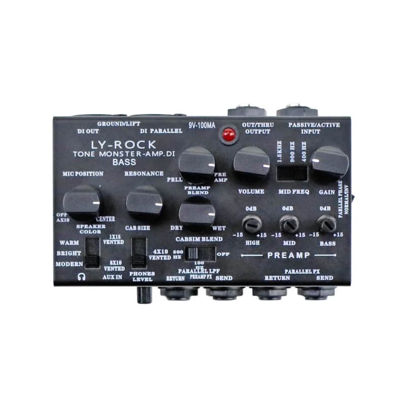 Bass Station Preamp Cabinet Simulation DI Pedal 0 Watt Amp By Handmade,price include the import duty for US buyer image 1