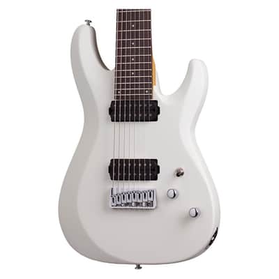 Schecter C-8 Deluxe 8-String Electric Guitar - Satin White - Open Box image 1