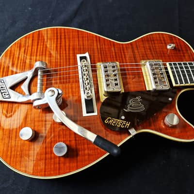 Gretsch G6130T Limited Edition Sidewinder with String-Thru Bigsby, Ebony Fingerboard, Bourbon Stain image 4
