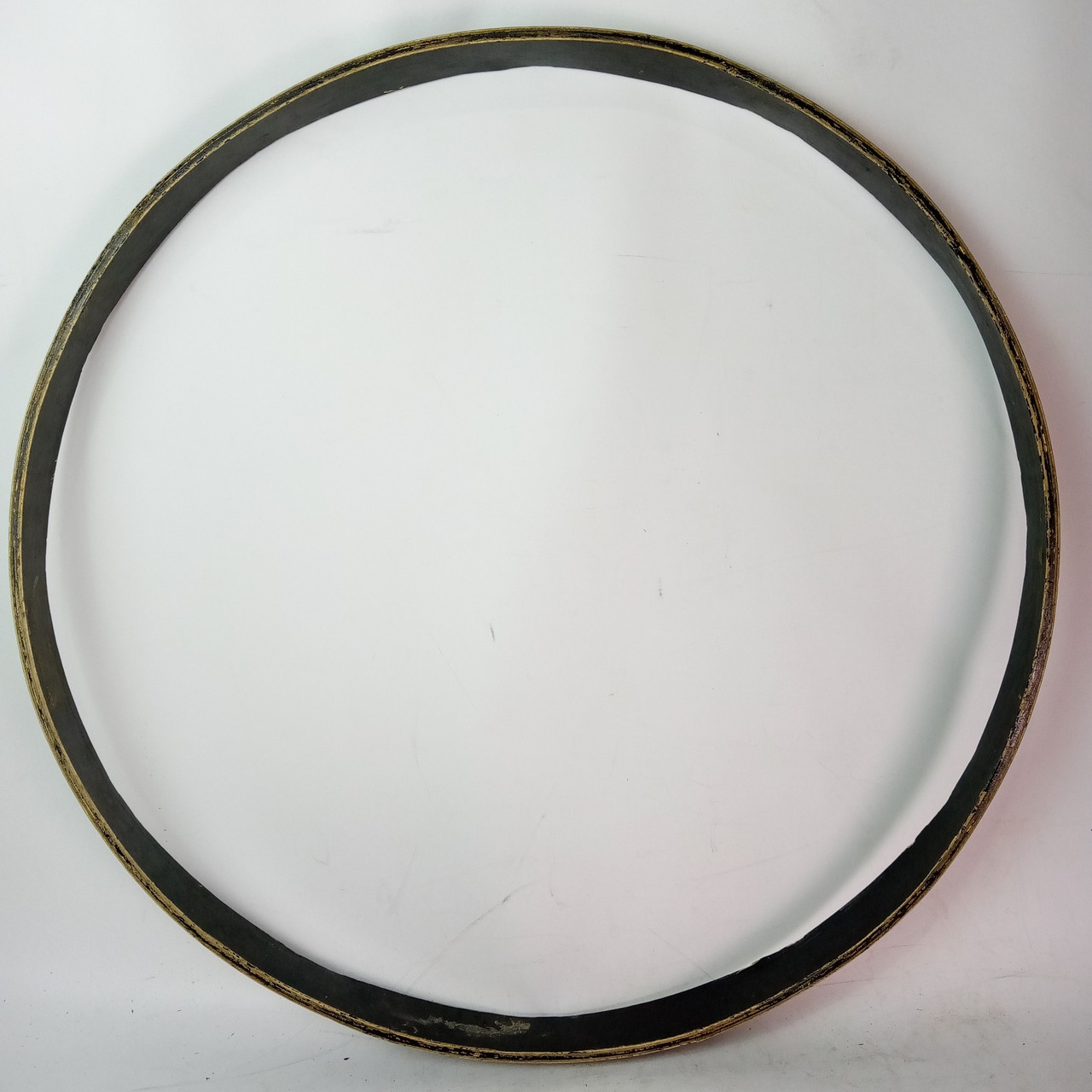 Rogers 24" x 1 3/4" Bass Drum Wood Hoop/Rim Vintage Black Paint XP8 70s-80s USA — main photograph