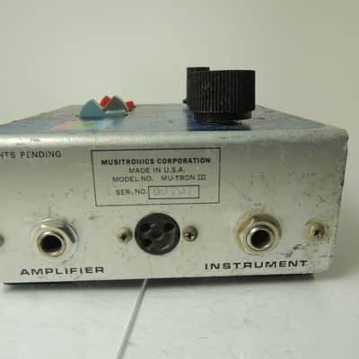 Vintage Mu-Tron III Envelope Filter Auto Wah Effects Pedal Musitronics Original image 9