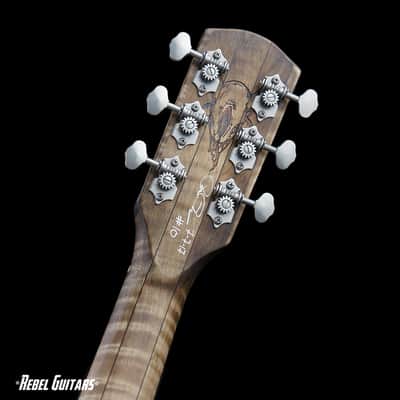 Randy Parsons Guitars The Bat ser#10 of 100 with 800 Year Old Cedar Body image 12