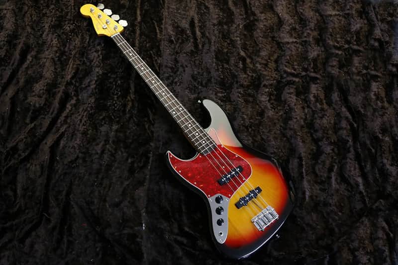 Left Handed Fender Japan '62 reissue JAZZ BASS JB62-LH ALDER | Reverb