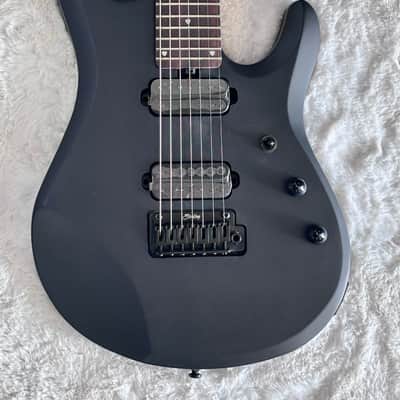 Sterling by Music Man John Petrucci JP70 7-String Electric Guitar, Stealth Black
