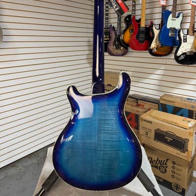 PRS SE Hollowbody II Electric Guitar - Faded Blue Burst w/OHSC & PLEK*D #782 image 14