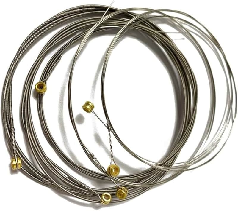 Electric Guitar Strings - JENC-10 Nickle Wound Electric Coated Guitar Strings - 10 Light - Nickel Steel Nano-Coated Light Gauge Electric Guitar Strings - Great for Electric Guitars image 1