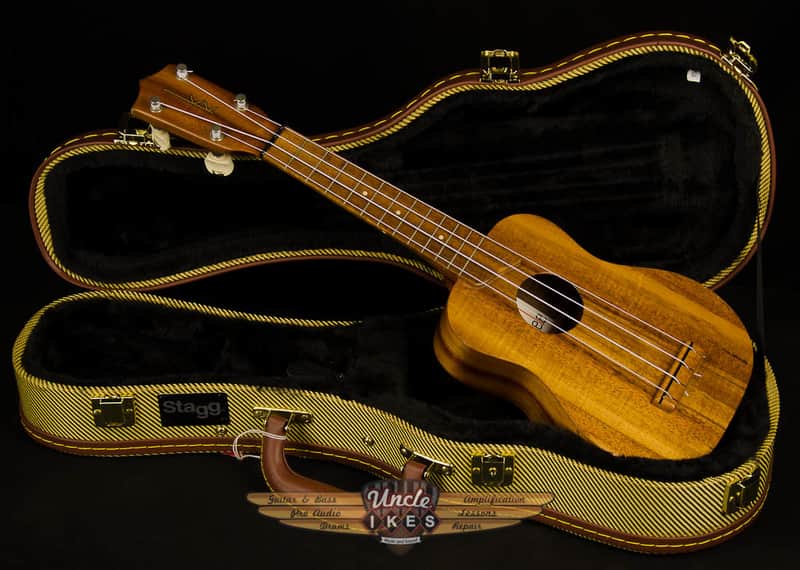 Vintage 70's Kamaka Koa Soprano Ukulele, Koa, White Label, Uke, Hawaiian, Hardcase image 1