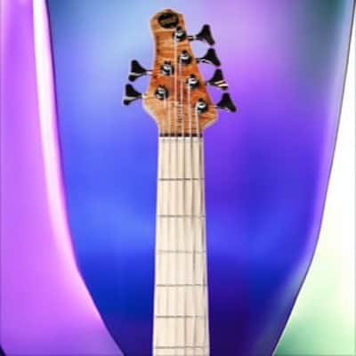 MTD Kingston Kingston Z6 lefty Natural Gloss Gloss, Maple Fretboard image 4