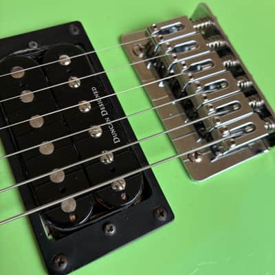 First Act ME 219 short scale electric Guitar upgraded - Neon green image 20