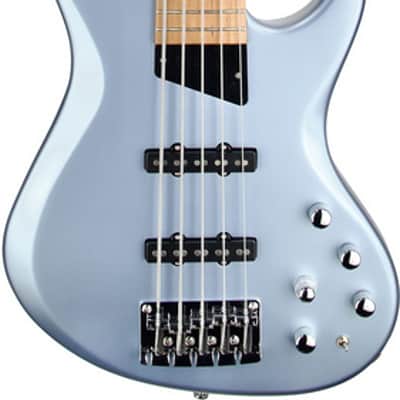 MTD Kingston Saratoga Deluxe 5 Roasted Maple Fingerboard, Blue Steel image 2