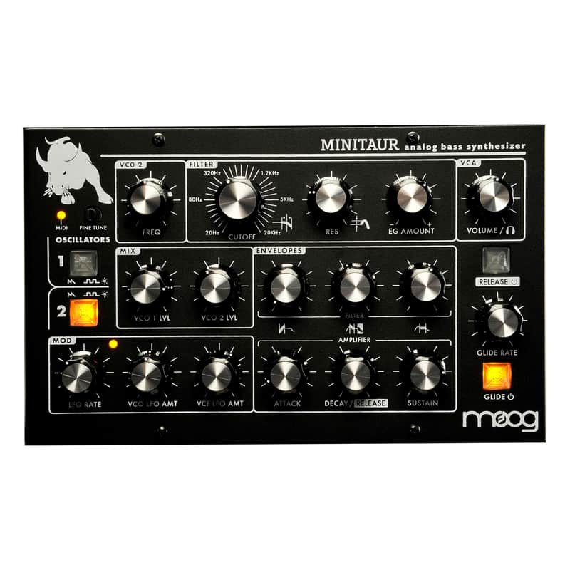 Moog Minitaur Analog Bass Monosynth Module Black image 1