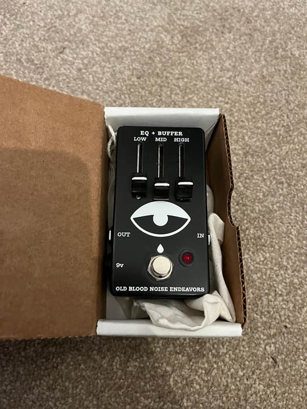Old Blood Noise Endeavors Black 3 Band EQ + Buffer w/ Sliders 2018 + Box image 1