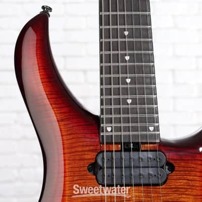 Sterling By Music Man MAJ270 John Petrucci Signature Majesty 7-string Electric Guitar - Blood Orange Burst (Maj270BOBd1) image 5
