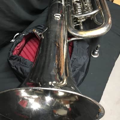 Mirafone Model 183 Tuba Eb 1960's Germany w/ Mouthpiece and Bag image 18