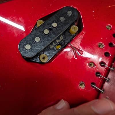 Fender Telecaster Custom Electric Guitar Vintage Japan 1985 Candy Red CLEAN! image 11
