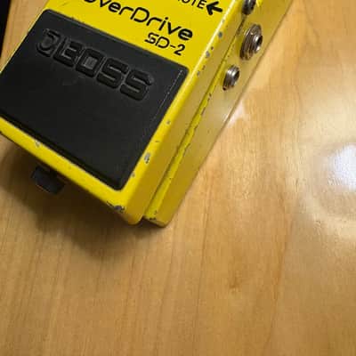 Boss SD-2 Dual OverDrive (Silver Label) 1993 - 1998 - Yellow imagen 4