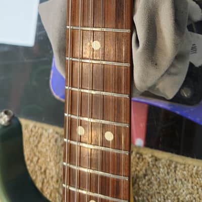 Fender Standard Stratocaster with Rosewood Fretboard 2003 Sage Green Metallic image 12
