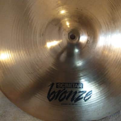 Zildjian Vintage schmitar 18 in crash ride cymbal clean condition image 2