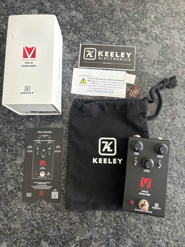 Keeley Muse Driver Andy Timmons Signature Overdrive 2024 - Black / Red image 1