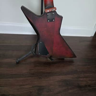 6-String Explorer Bass Oxbloodburst image 9