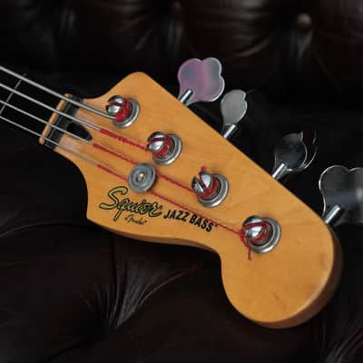 Squier Vintage Modified Fretless Jazz Bass 2016 - Sunburst image 4