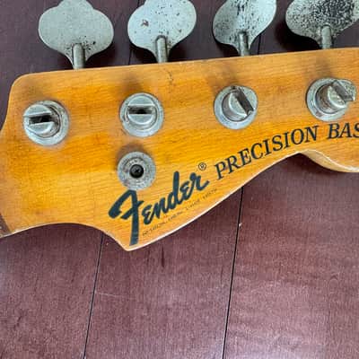 Fender Precision Fretless Bass Neck 1972 - Natural image 2