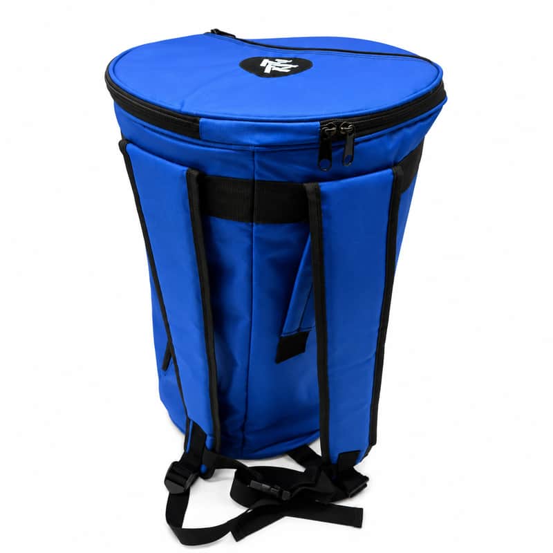 ZAZA - Professional Colorful Doumbek/Darbuka ClassicSize - Bag Carry Case - Premium Nylon Fabric Gig-bag - Blue image 1