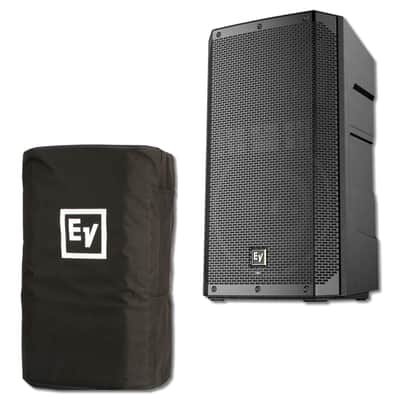 Electro-Voice ELX200-12P 12" Powered Speaker with Electro-Voice ELX200-12-CVR Padded Cover image 1