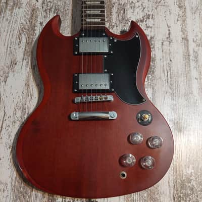 Epiphone 2010s Worn G-400 Grover Tuners 61' SG Standard Style G400 image 3