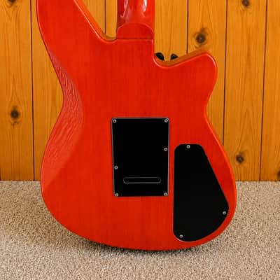 Lefty Bayonet RA(Railhammer) FM (Flame Maple) in Rock Orange image 5
