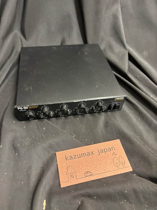 BOSS PQ-50 4-Band Parametric Equalizer Vintage Half Rack Tested from Japan image 1