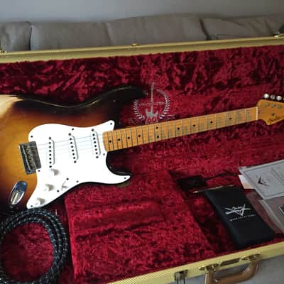 Fender stratocaster 2014 - Heavy relic 2014 - Sunburst image 6