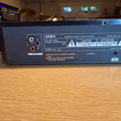 Aiwa DX-1500 Audiophile CD PLAYER with Remote Vintage 1986 NEAR MINT SERVICED🎶 image 11