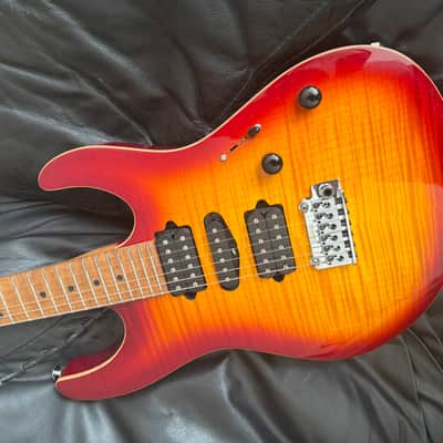 Suhr Modern Aged Cherry Burst Flame Maple Top/Swamp Ash Body **Stunning** image 13